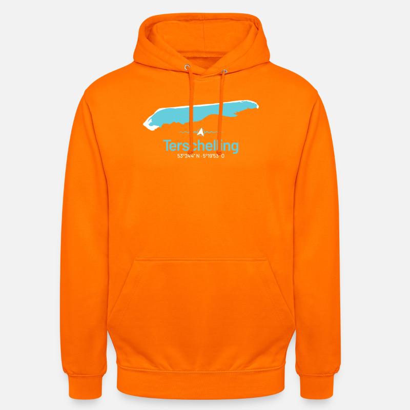 Terschelling | Design map - Unisex Hoodie - orange