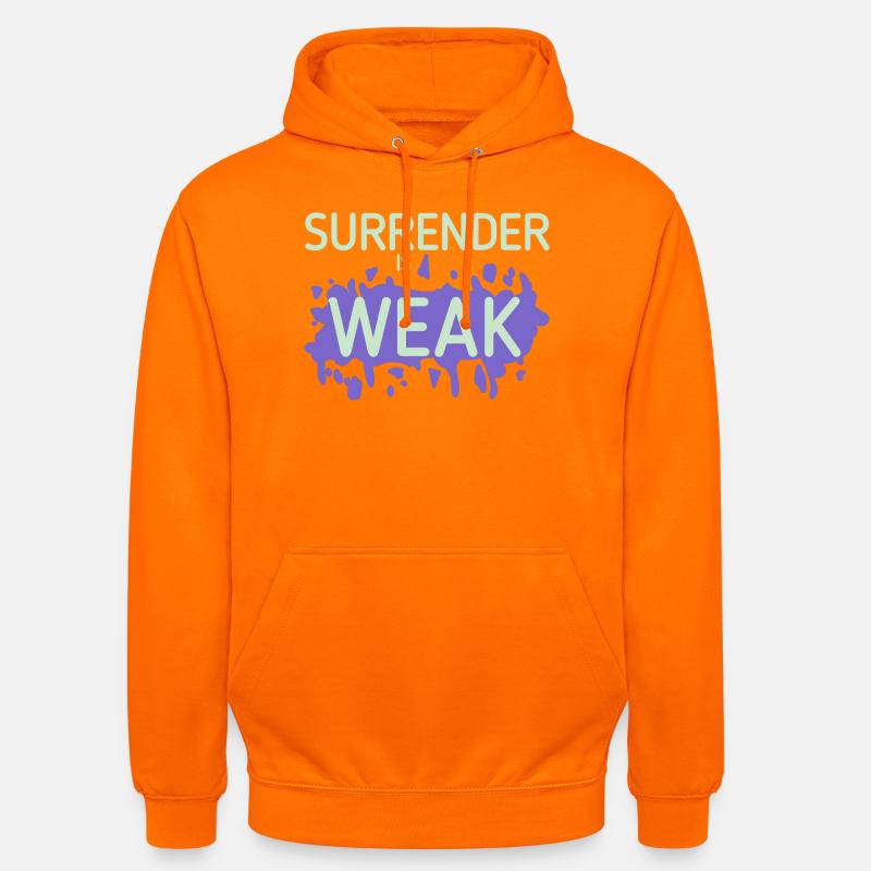 Devotion is weak splash - Unisex Hoodie - orange