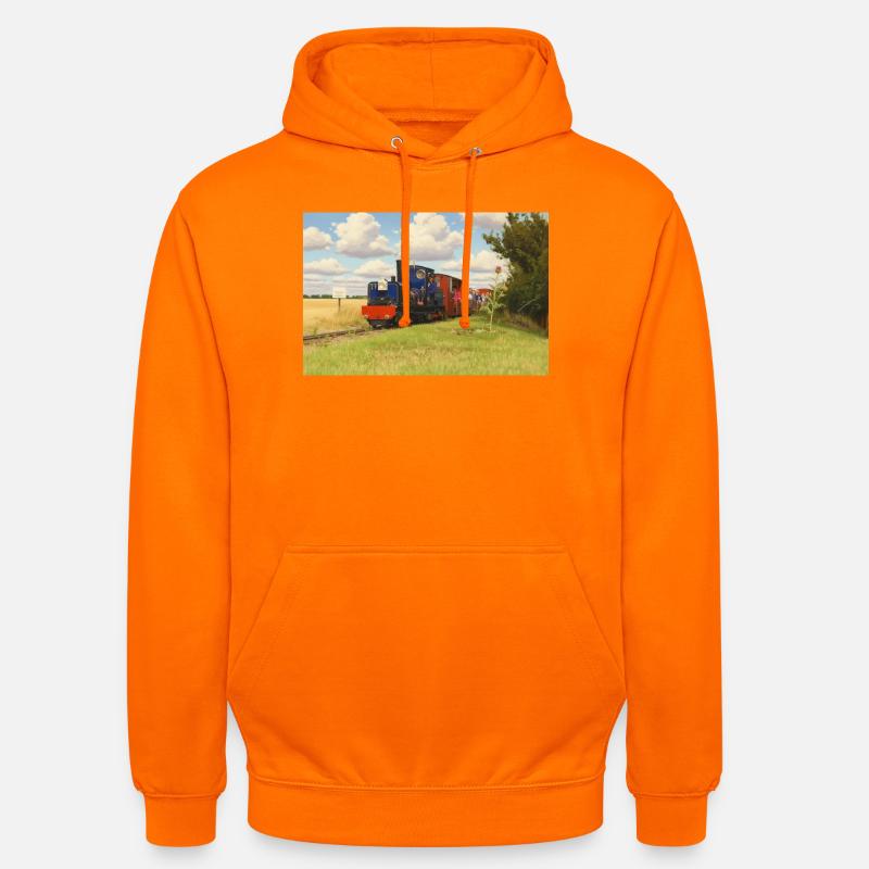 Chemin de fer miniature de campagne - Sweat-shirt à capuche unisexe - orange