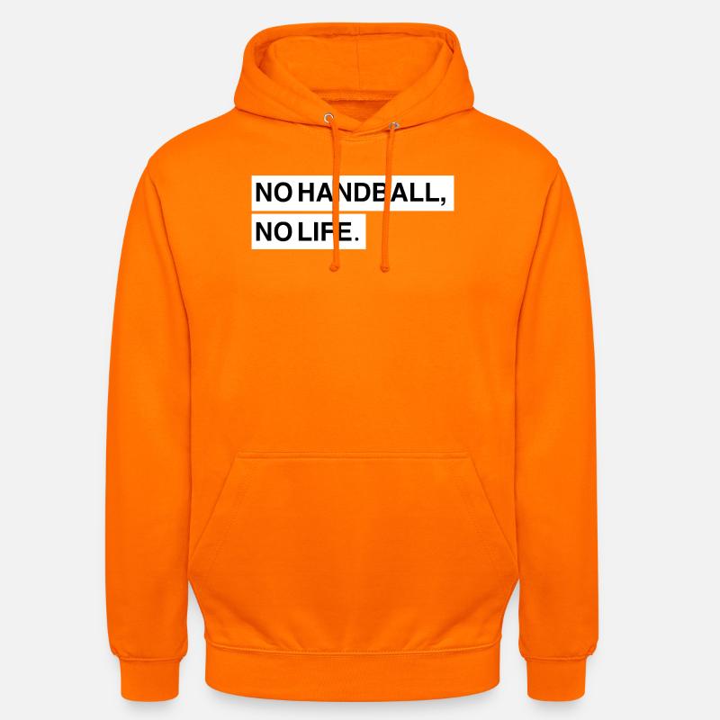 Pas de handball, pas de vie - Sweat-shirt à capuche unisexe - orange