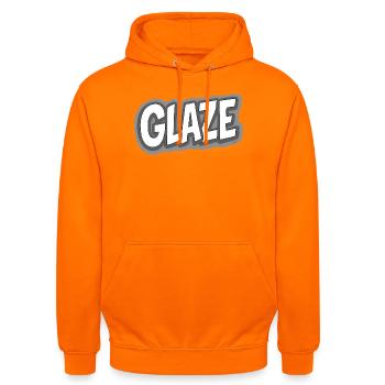 Glaçage ! - Sweat-shirt à capuche unisexe - orange - Devant - AI Model Male 185 light (185cm) & AI Model Female 180 light (180cm)