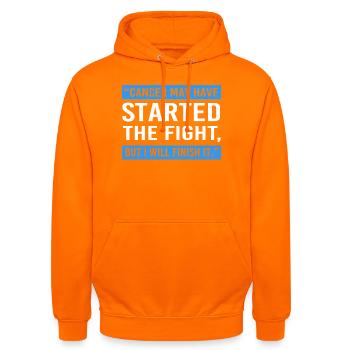 Darm Krebs Dickdarm - Unisex Hoodie - Orange - Vorne - AI Model Male 185 light (185cm) & AI Model Female 180 light (180cm)