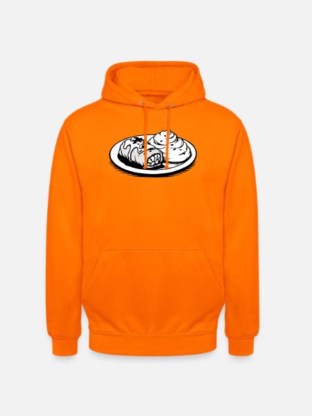 Golubzi cabbage wrap with mashed potatoes - Unisex Hoodie - orange