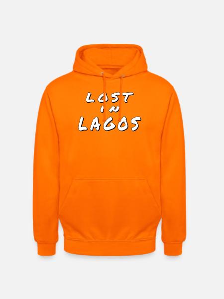 Lost in Lagos – Algarve Design - Unisex Hoodie - orange