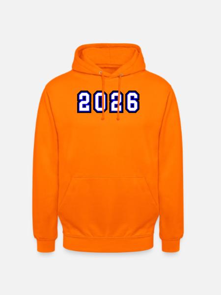 2026 year - Unisex Hoodie - orange