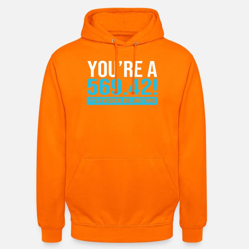Medical Coder - Unisex Hoodie - orange