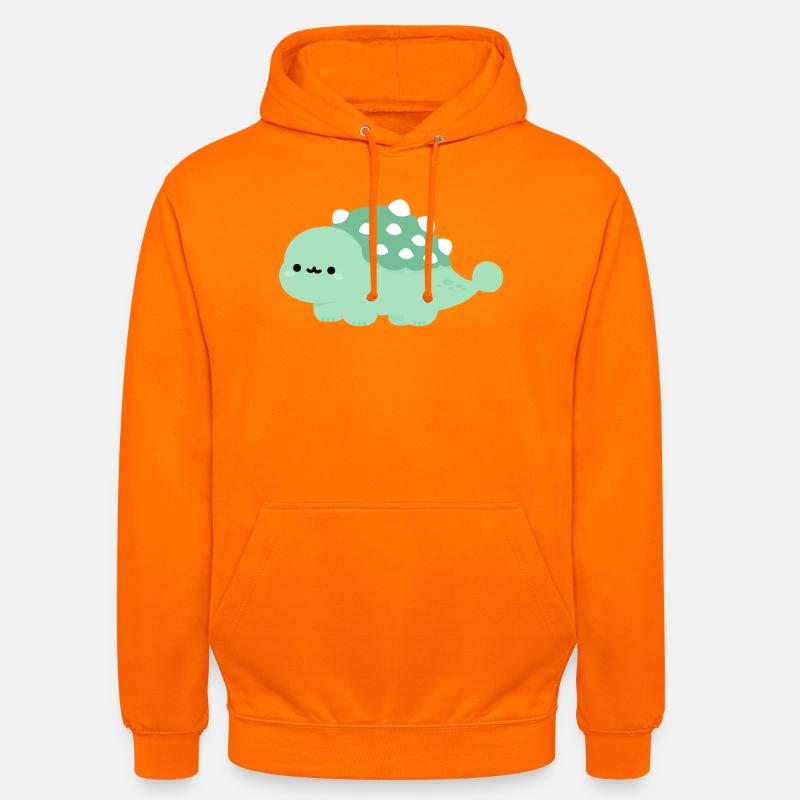 Ankylosaurus Annie - Sweat-shirt à capuche unisexe - orange