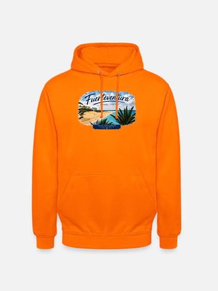 Fuerteventura Morro Jable Strand Design - Unisex Hoodie - Orange