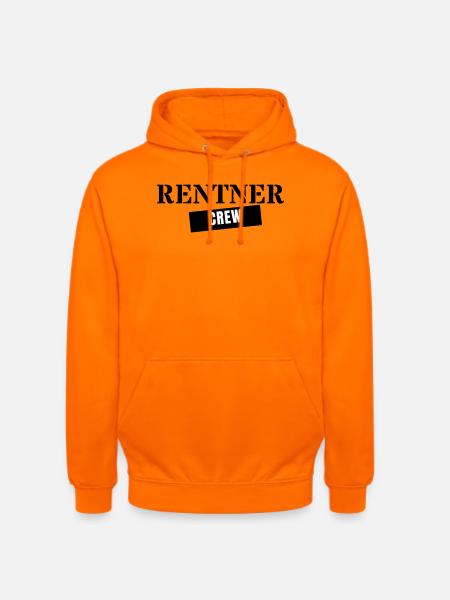 Retired Crew - Retirement Gift Team - Unisex Hoodie - orange