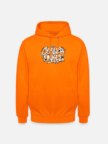 Cool Uncle Handwriting Graffiti - Unisex Hoodie - orange