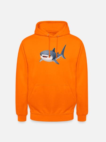 Walhai  - Unisex Hoodie - Orange