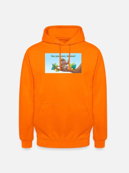 BIS BALD, PAVIAN. - Unisex Hoodie - Orange