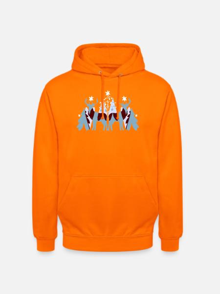 WEIHNACHTSHIRSCHE - Unisex Hoodie - Orange