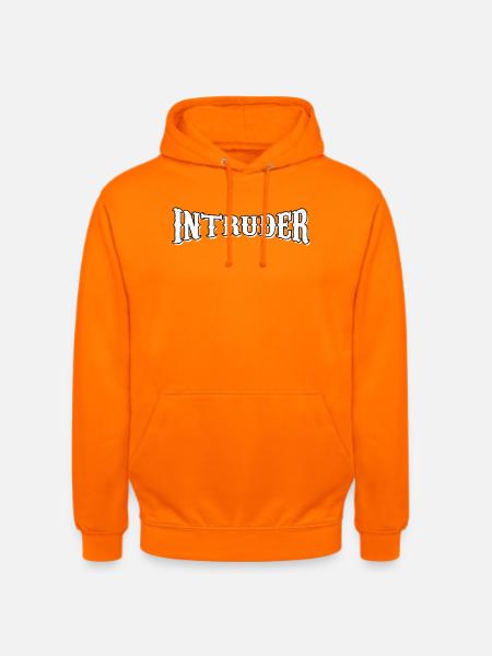 intruder hacker intruder clan sticker computer - Unisex Hoodie - orange
