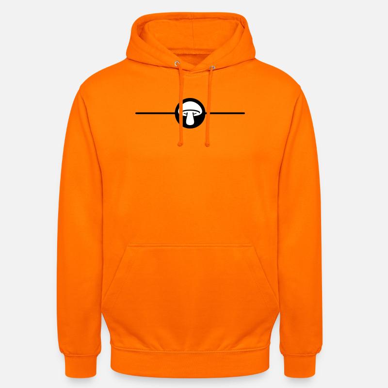 Mushroom Toadstool Icon - Unisex Hoodie - orange