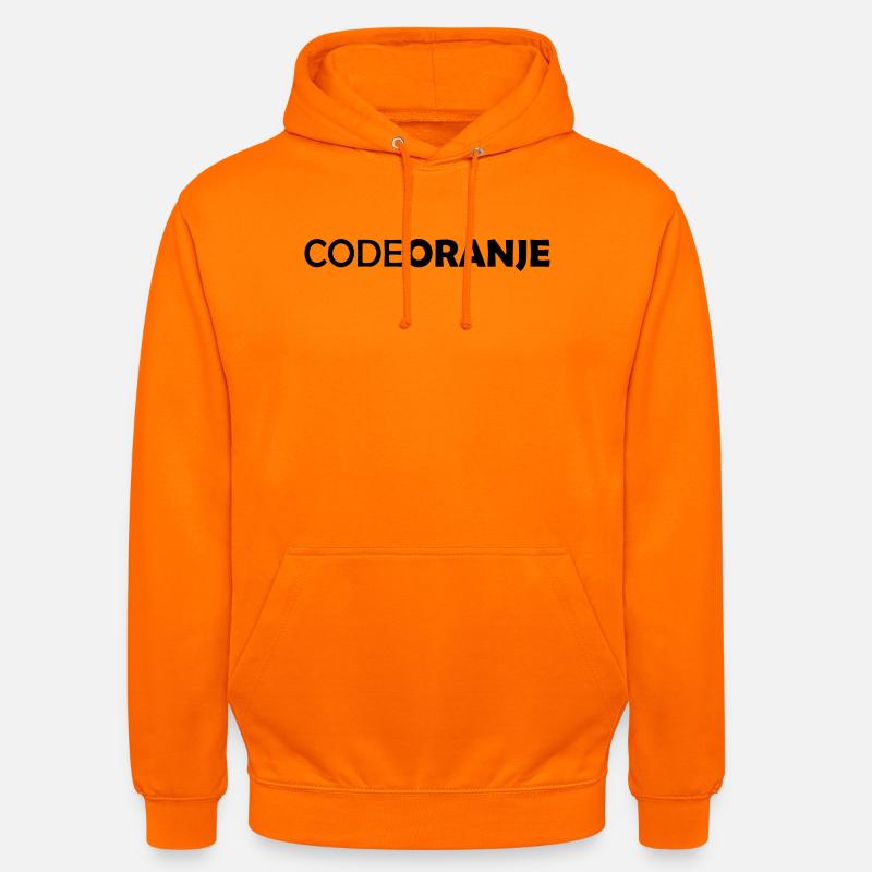 Code Oranje - Pays-Bas - Niederlande - Sweat-shirt à capuche unisexe - orange