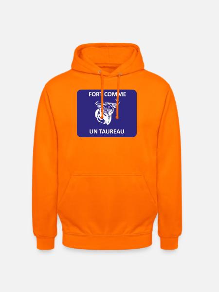 Strong as a bull - Unisex Hoodie - orange