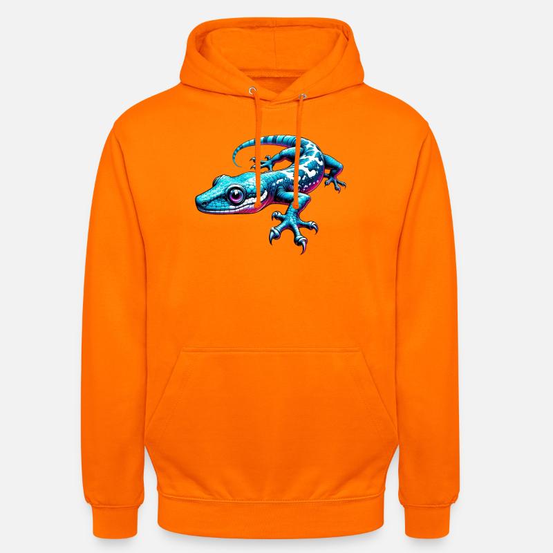 Gecko - Sweat-shirt à capuche unisexe - orange