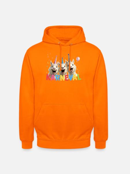 Carnival Sheep Trio - Unisex Hoodie - orange