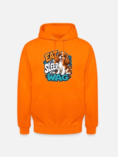Kavallerier King Charles Spaniel - Unisex Hoodie - Orange