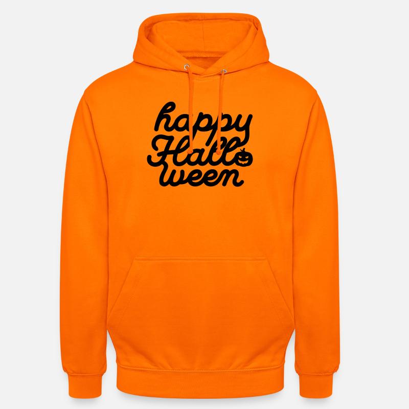 Phases de lune céleste Design abstrait - Sweat-shirt à capuche unisexe - orange