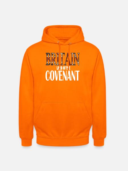 Convenant White - Unisex Hoodie - Orange
