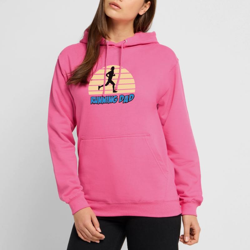 Laufender Vater Unisex Hoodie