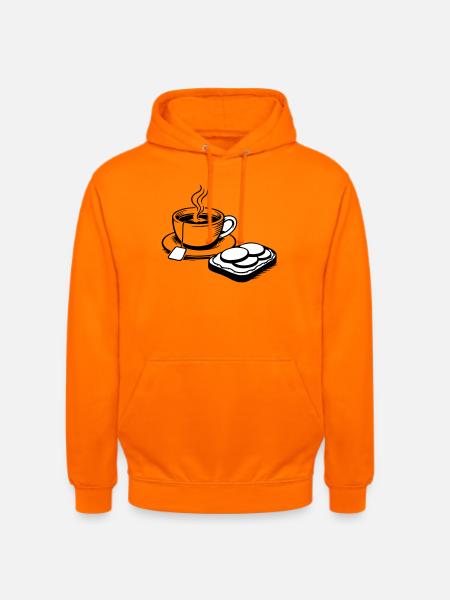 Coupe - Sweat-shirt à capuche unisexe - orange