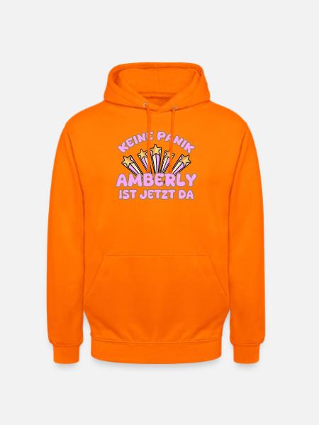 Amberly as a woman's name - Unisex Hoodie - orange