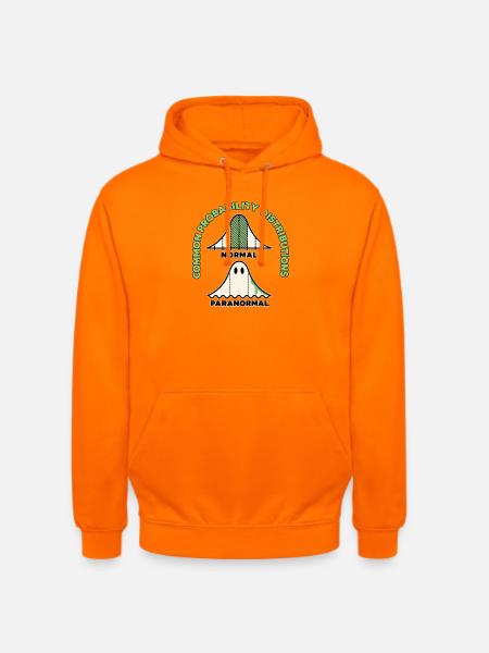 Normal oder paranormal - Unisex Hoodie - Orange