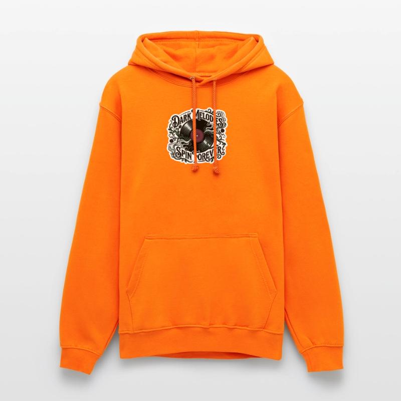Dunkle Melodien drehen sich ewig Unisex Hoodie