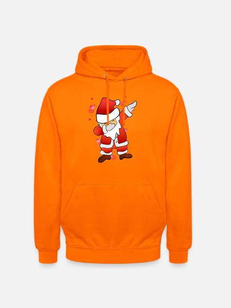 Dabbing Nicholas - Unisex Hoodie - orange