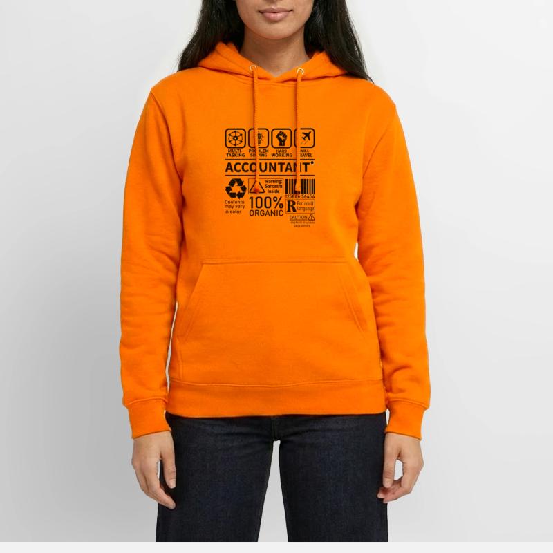 Accountant Multi Tasking Problem Solving Hard Work Unisex Hoodie