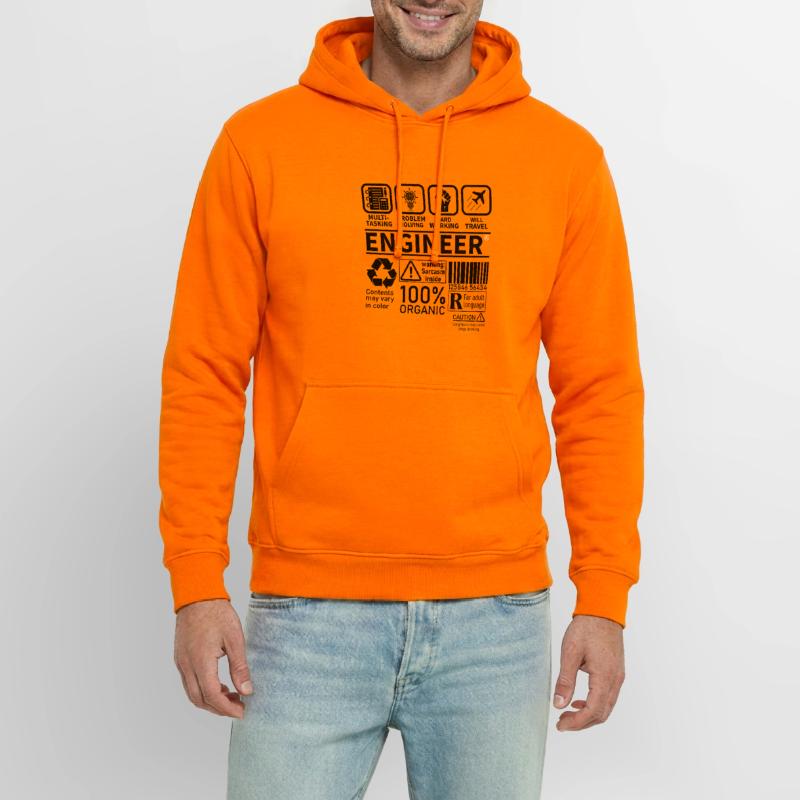 engineer multi tasking problem solving working Unisex Hoodie