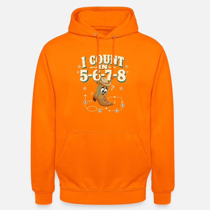 Compte 5-6-7-8 - Sweat-shirt à capuche unisexe - orange