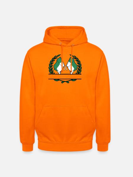 Vlieland Laurel Custom – Island Edition - Unisex Hoodie - Orange