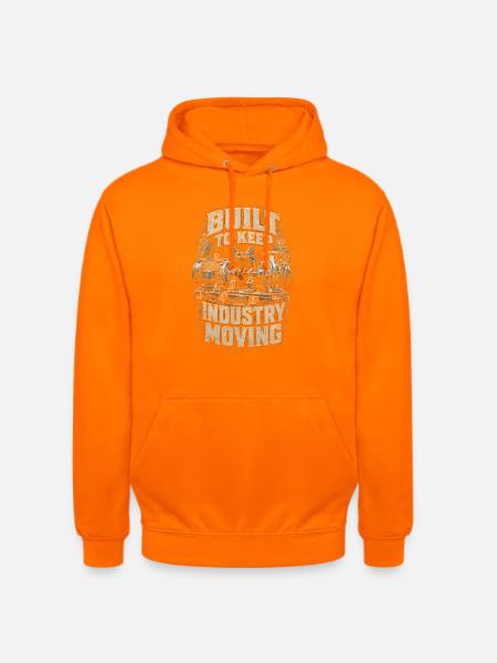 Industriemechaniker Maschinenmonteur - Unisex Hoodie - Orange