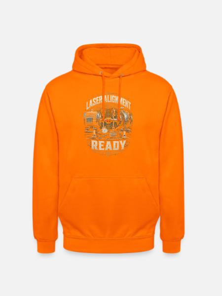 Industriemechaniker Laser Alignment Ready - Unisex Hoodie - Orange