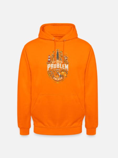 Abschleppfahrer Abschlepper Roadside Solver - Unisex Hoodie - Orange
