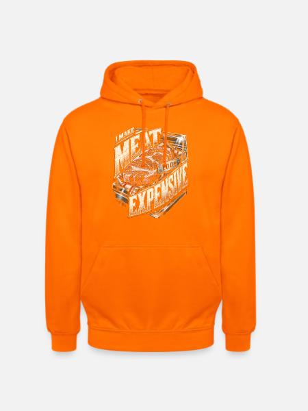 Metzger Schlachter Metzgerhandwerk - Unisex Hoodie - Orange