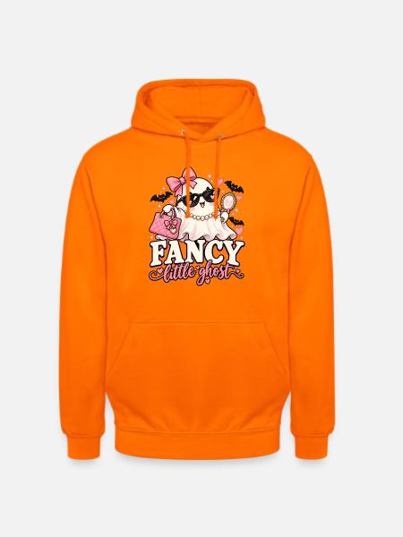 Fancy Little Ghost Glam - Unisex Hoodie - Orange