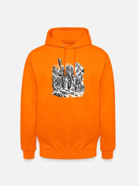 Bergtrolle – Unheimlicher Marsch - Unisex Hoodie - Orange
