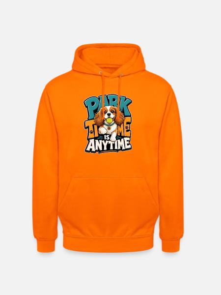 Kavallerier King Charles Spaniel - Unisex Hoodie - Orange