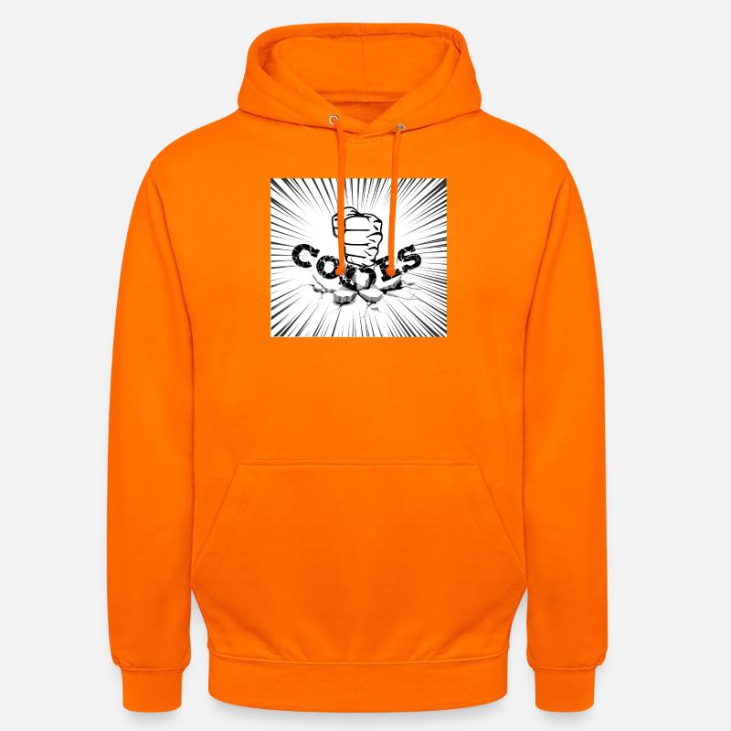 CASSER LES CODES - Sweat-shirt à capuche unisexe - orange