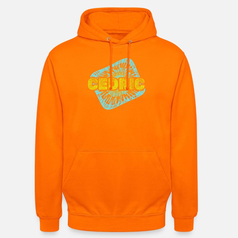 Cedric comme temps libre - Sweat-shirt à capuche unisexe - orange