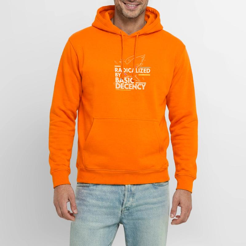 Radicalized by Basic Decency Statement Design Unisex Hoodie