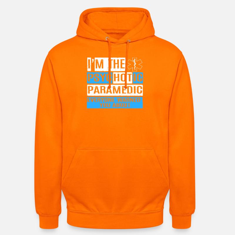 Ambulancier - Sweat-shirt à capuche unisexe - orange