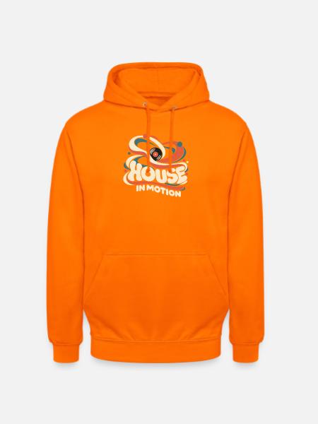House In Motion Vinyl - Unisex Hoodie - Orange