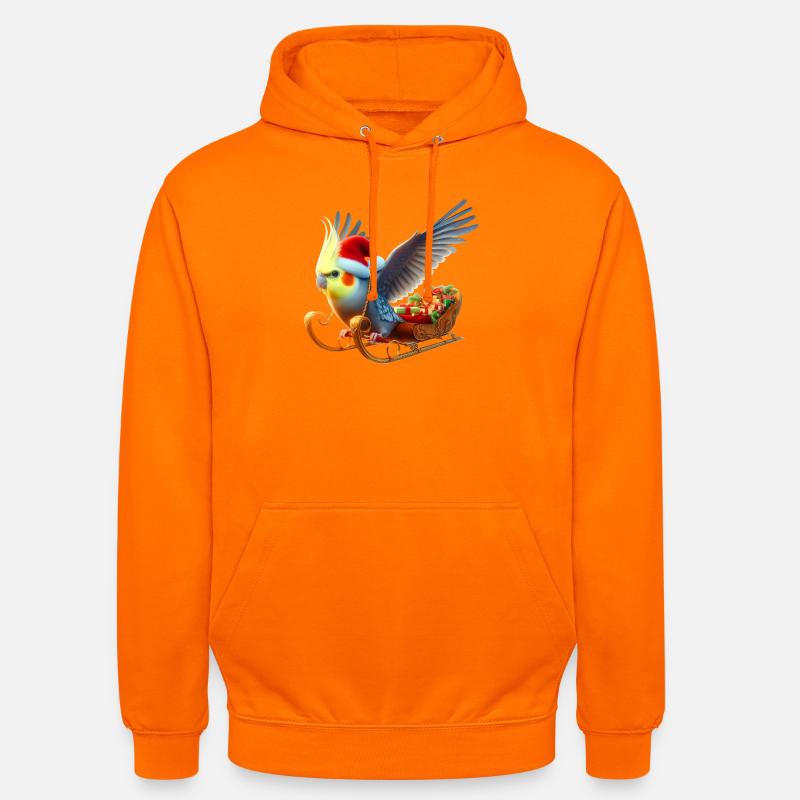 Nymphe de Noël (02) - Sweat-shirt à capuche unisexe - orange