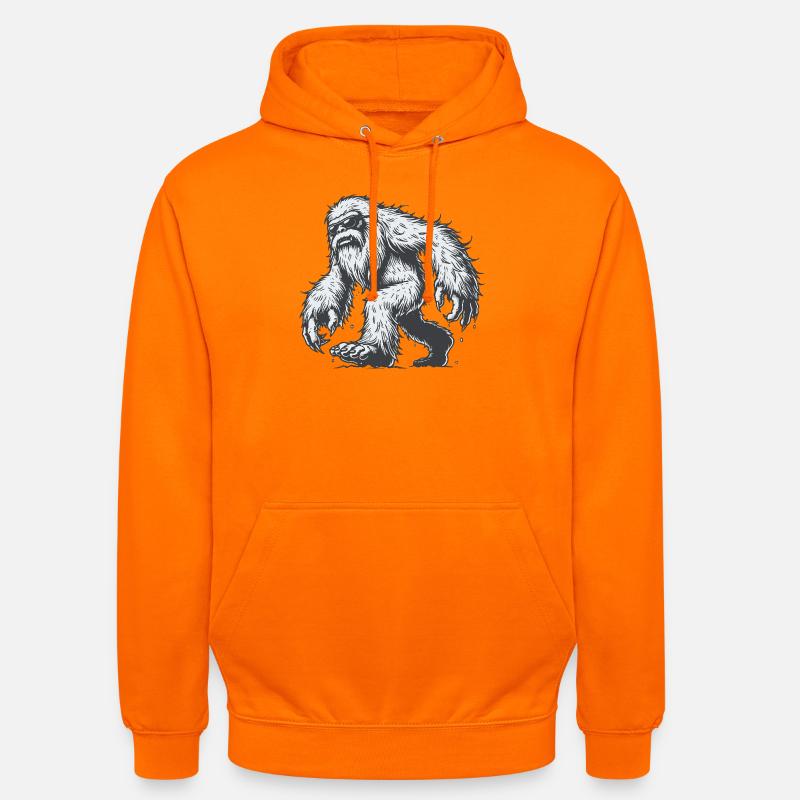 Yéti - Sweat-shirt à capuche unisexe - orange
